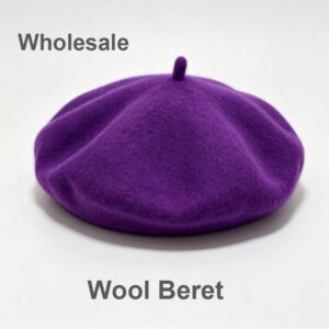 Women woolen beret hats Octagonal caps